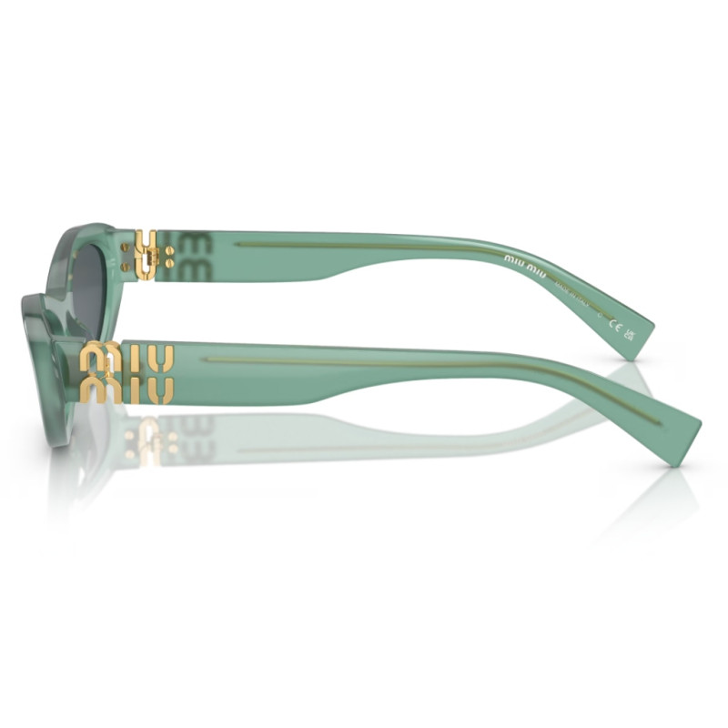 Óculos de Sol Miu Miu 0MU 09YS 19L09T Verde Anise Feminino | Ótica