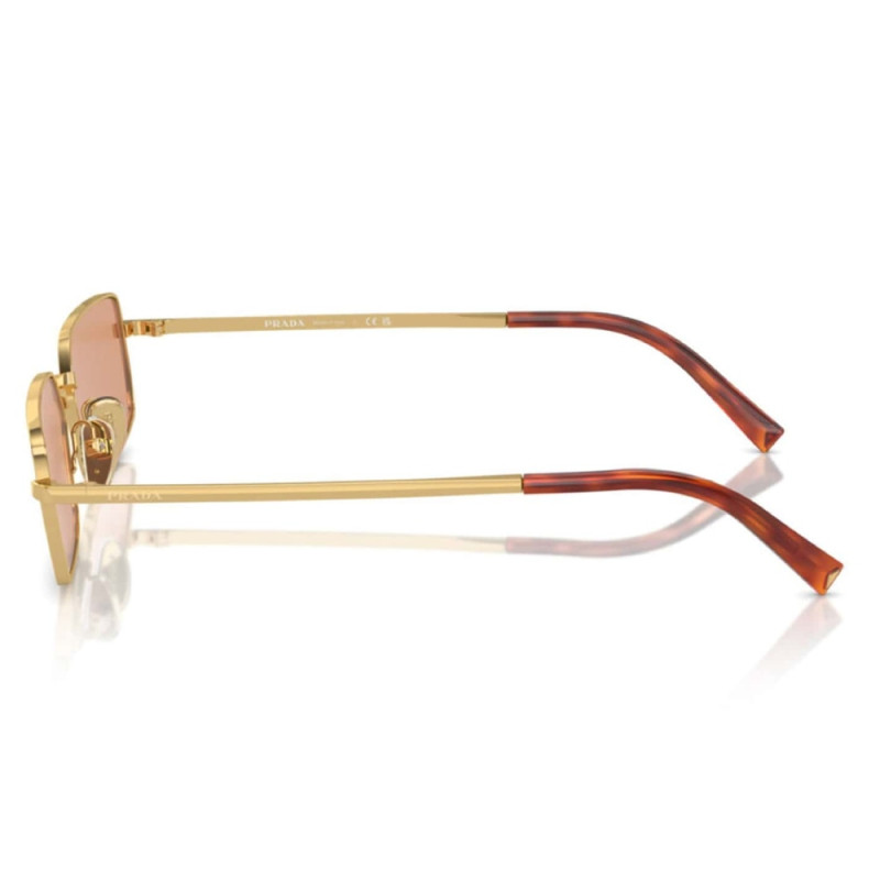 Óculos de Sol Prada SPR A60S 5AK07V Dourado Feminino | Ótica Rio