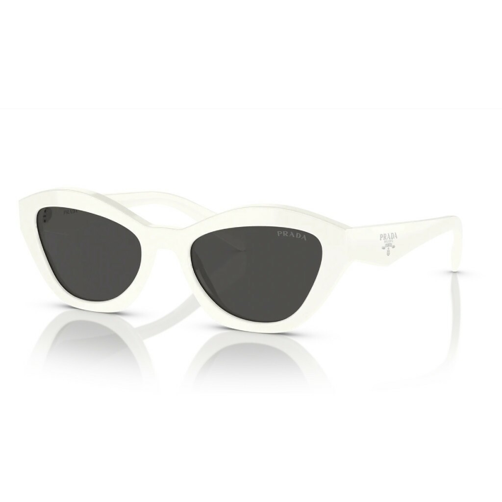 Óculos de Sol Prada PR A02S 17K08Z Branco Feminino | Ótica Rio Branco