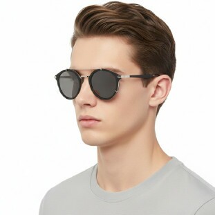 Óculos de Sol Dior DiorBlackSuit R7U 11A4 Masculino Preto e Prata