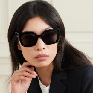 Óculos de Sol Dior Lady 95.22 S2I 10A0 Feminino Preto Quadrado