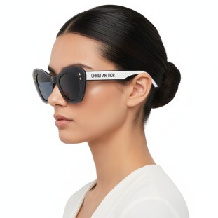 Óculos de Sol Dior Pacific 30B0 Feminino Cat Eye Preto