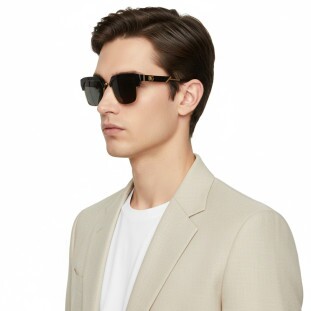 Óculos de Sol Dolce & Gabbana DG6185 50187 Masculino Preto e Dourado