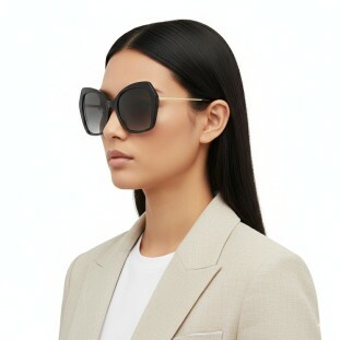 Óculos de Sol Dolce & Gabbana DG 4399 5018G Feminino Preto e Dourado