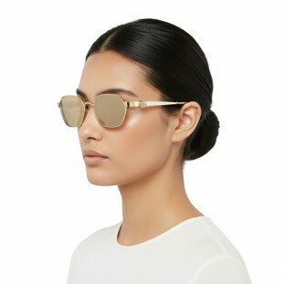 Óculos de Sol Gucci Round Metal Feminino/Masculino Redondo em Metal