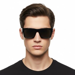 Óculos de Sol Prada PR 19WS 1AB5S052 Masculino Preto com Lentes Cinza