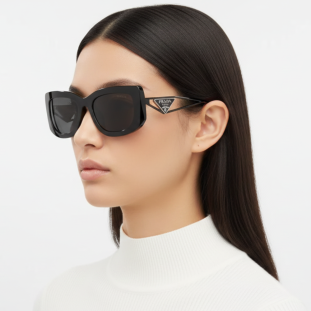 Óculos de Sol Prada SPR 14YS 1AB5S0 Preto