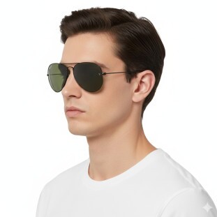 Óculos de Sol Ray-Ban Aviator Classic RB3025L Feminino Preto