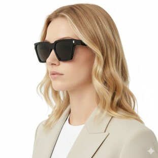 Óculos de Sol Saint Laurent SL 633 Calista 001 Feminino Preto