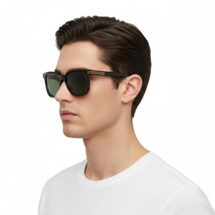 Óculos de Sol Zegna EZ0248 05R Masculino Black Havana