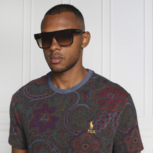 Óculos de Sol Alexander McQueen AM0354S 002 Masculino Havana