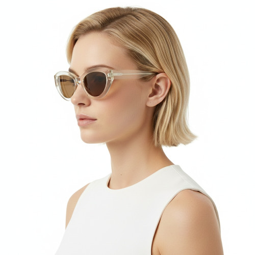 Óculos de Sol Benetton BE5050 487 53 Feminino Amarelo