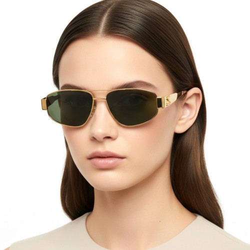 Óculos de Sol Celine CL40281U 30N Triomphe Metal Dourado