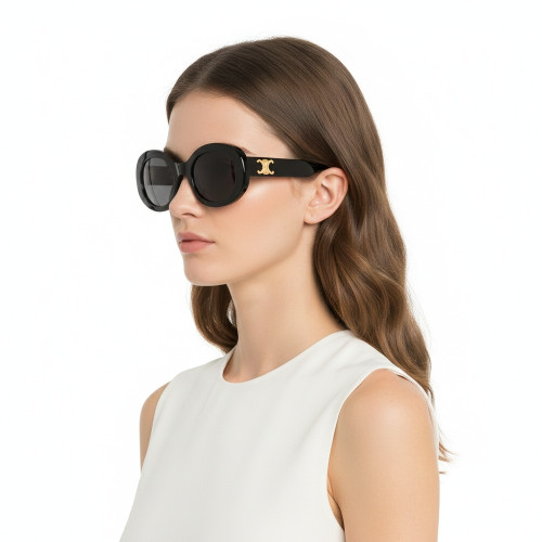 Óculos de Sol Celine Triomphe 01 CL40194U 01A Feminino Preto