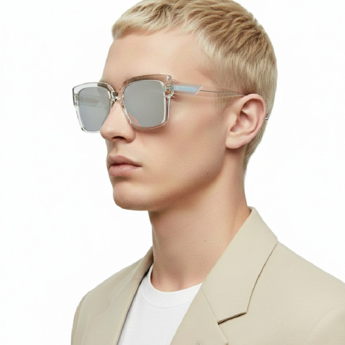 Óculos de Sol Emilio Pucci EP194 Unissex Transparente