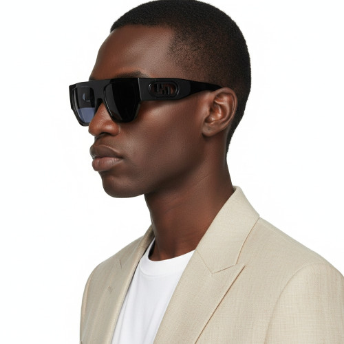 Óculos de Sol Fendi O’Lock FE40108U 01V Unissex Preto