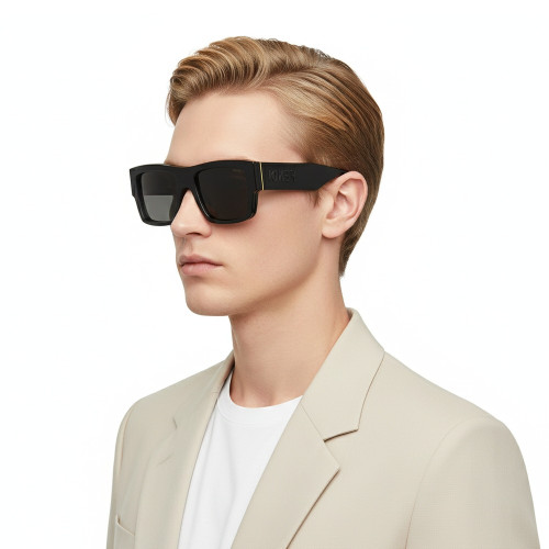 Óculos de Sol Fendi Signature FE40118I 01A Masculino Preto
