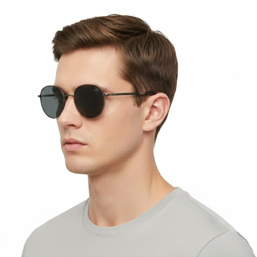 Óculos de Sol Jaguar 37466 4200 Unissex Cinza e Preto