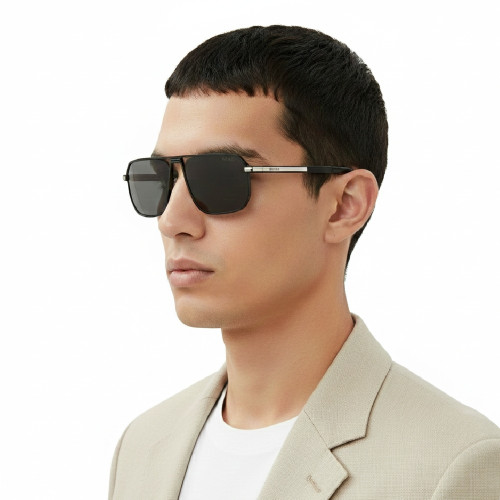 Óculos de Sol Prada PR A53S 1BO5S0 Unissex Preto