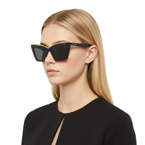 Óculos de Sol Saint Laurent SL 570 001 New Wave Feminino Preto