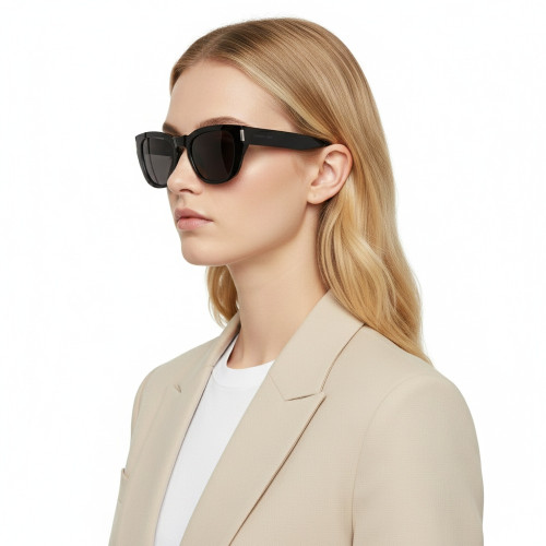 Óculos de Sol Saint Laurent SL 601 001 Feminino Preto