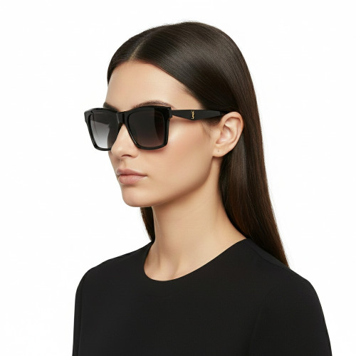 Óculos de Sol Saint Laurent SL M104 001 Unissex Preto