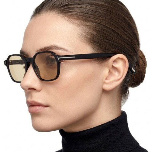 Óculos de Sol Tom Ford FT1301 01E 51 Joey-02 Fotocromático Preto com Lentes Marrom