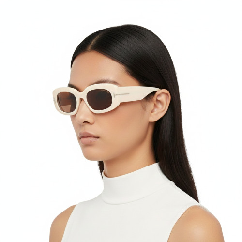 Óculos de Sol Tom Ford FT1187 25E Feminino Shiny Ivory