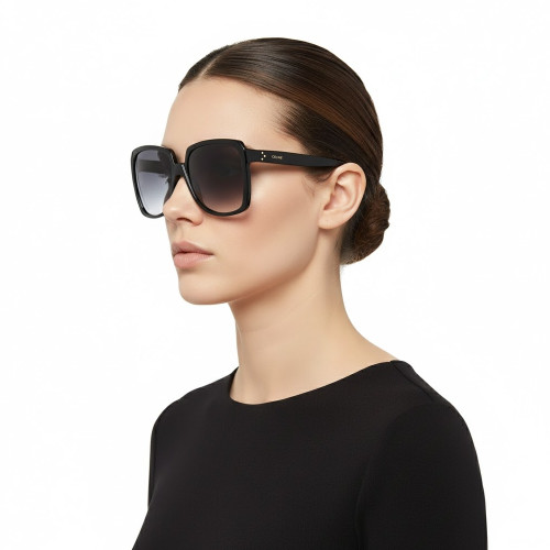 Óculos de Sol Celine CL40146I 1AB Feminino Preto com Lentes Cinza Degradê