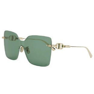 Óculos de Sol Dior CD Chain M1U B0O0 Unissex com Lentes Verdes