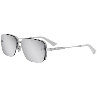 Óculos de Sol Dior NeoDior S4U f0A4 Masculino Prata em Metal