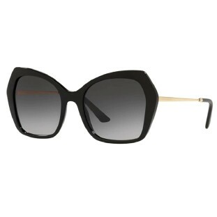 Óculos de Sol Dolce & Gabbana DG 4399 5018G Feminino Preto e Dourado