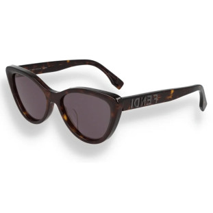Óculos de Sol Fendi FE40087U 52A Feminino Havana Escuro