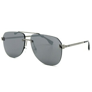 Óculos de Sol Fendi FE40115U 14C Unissex Metal com Lentes Espelhadas