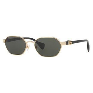 Óculos de Sol Gucci GG1593S 001 56 Feminino Ouro com Lentes Cinza