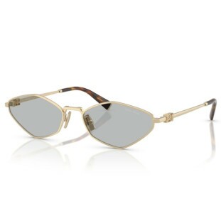 Óculos de Sol Miu Miu MU 56ZS ZVN 50K Feminino Dourado com Lentes Cinza Claro