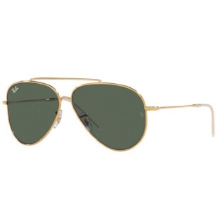 Óculos de Sol Ray-Ban 0RBR0101S 001/VR62 Aviador Prata Lentes Azuis 