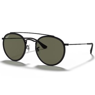 Óculos de Sol Ray-Ban RB3647N Round Double Bridge Unissex Preto