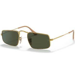 Óculos de Sol Ray-Ban RB3957 Julie 919631 Dourado Lentes Verde