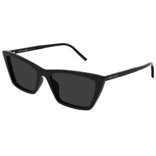 Óculos de Sol Saint Laurent SL 737 Mica Thin 001 Feminino Preto