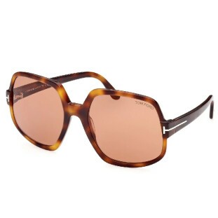 Óculos de Sol Tom Ford FT0992 52E Feminino Havana Escuro