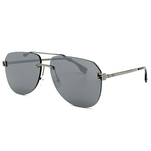 Óculos de Sol Fendi FE40115U 14C Unissex Metal com Lentes Espelhadas