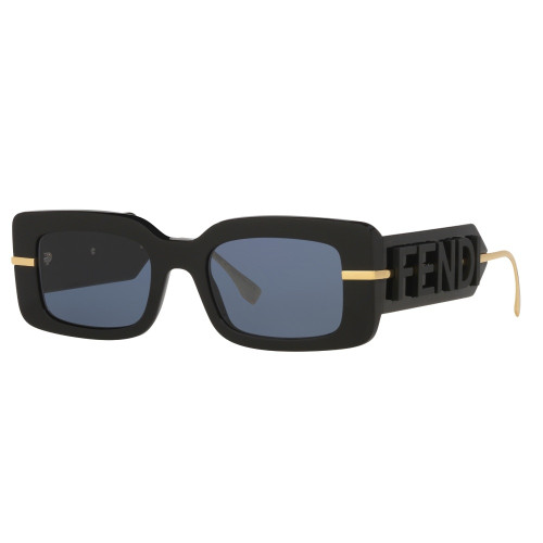 Óculos de Sol Fendi FE40133I Preto com Lentes Azuis
