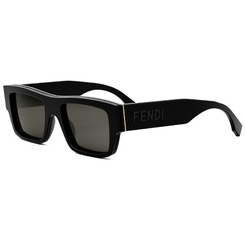 Óculos de Sol Fendi Signature FE40118I 01A Masculino Preto
