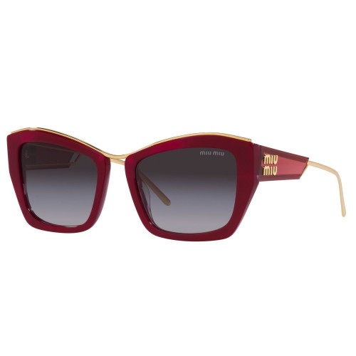 Óculos de Sol Miu Miu MU02YS 16H09S Feminino Bordeaux e Dourado