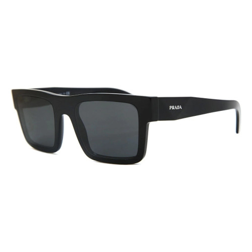 Óculos de Sol Prada PR 19WS 1AB5S052 Masculino Preto com Lentes Cinza