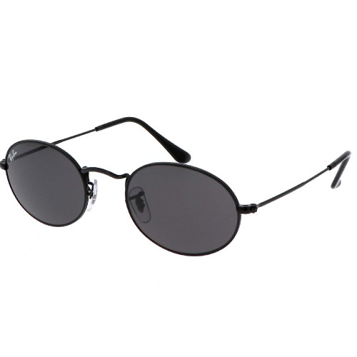 Óculos de Sol Ray-Ban RB3547 002/B1 Oval Unissex Preto